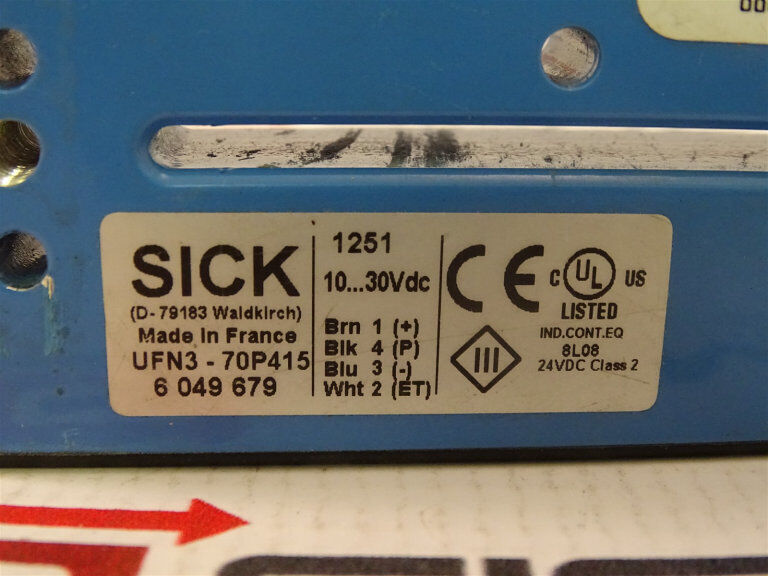 SICK UFN3-70P415SENSOR - High-Performance Isolation Sensor - SICK