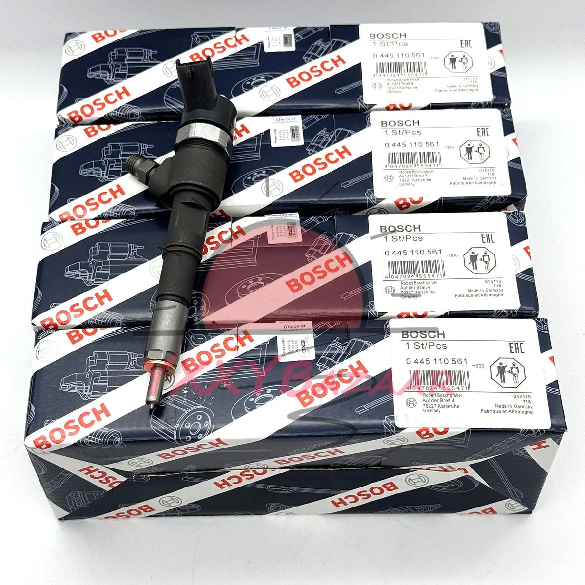 4X Fuel Injector 04132014 0445110561 For Bosch Deutz TD 2.9 TCD2.9 L4 2.9 Engine