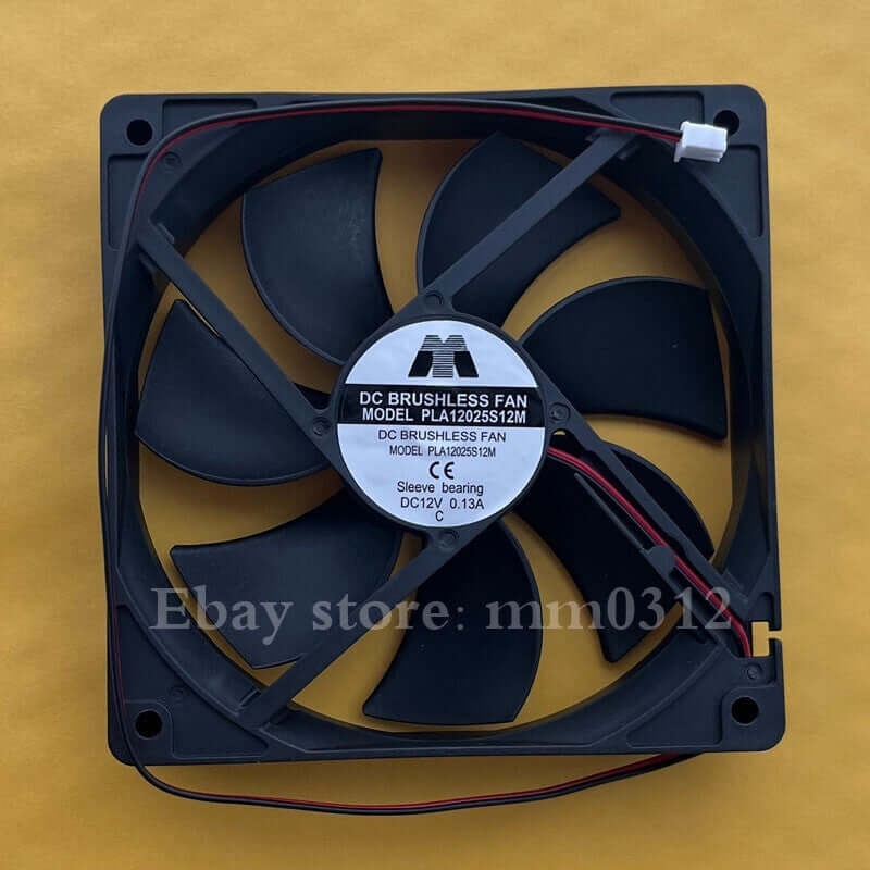 new M PLA12025S12M 12025 DC12V 0.13A 12CM 2-Wire Silent Cooling Fan