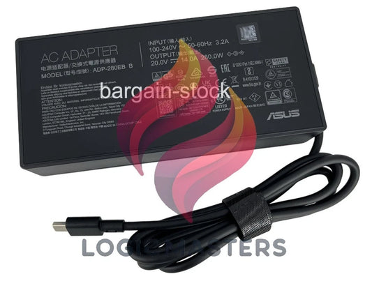 280W AC Adapter Charger For ASUS TUF Gaming F16 FX608JPR FX608JMR FX608JHR FX608