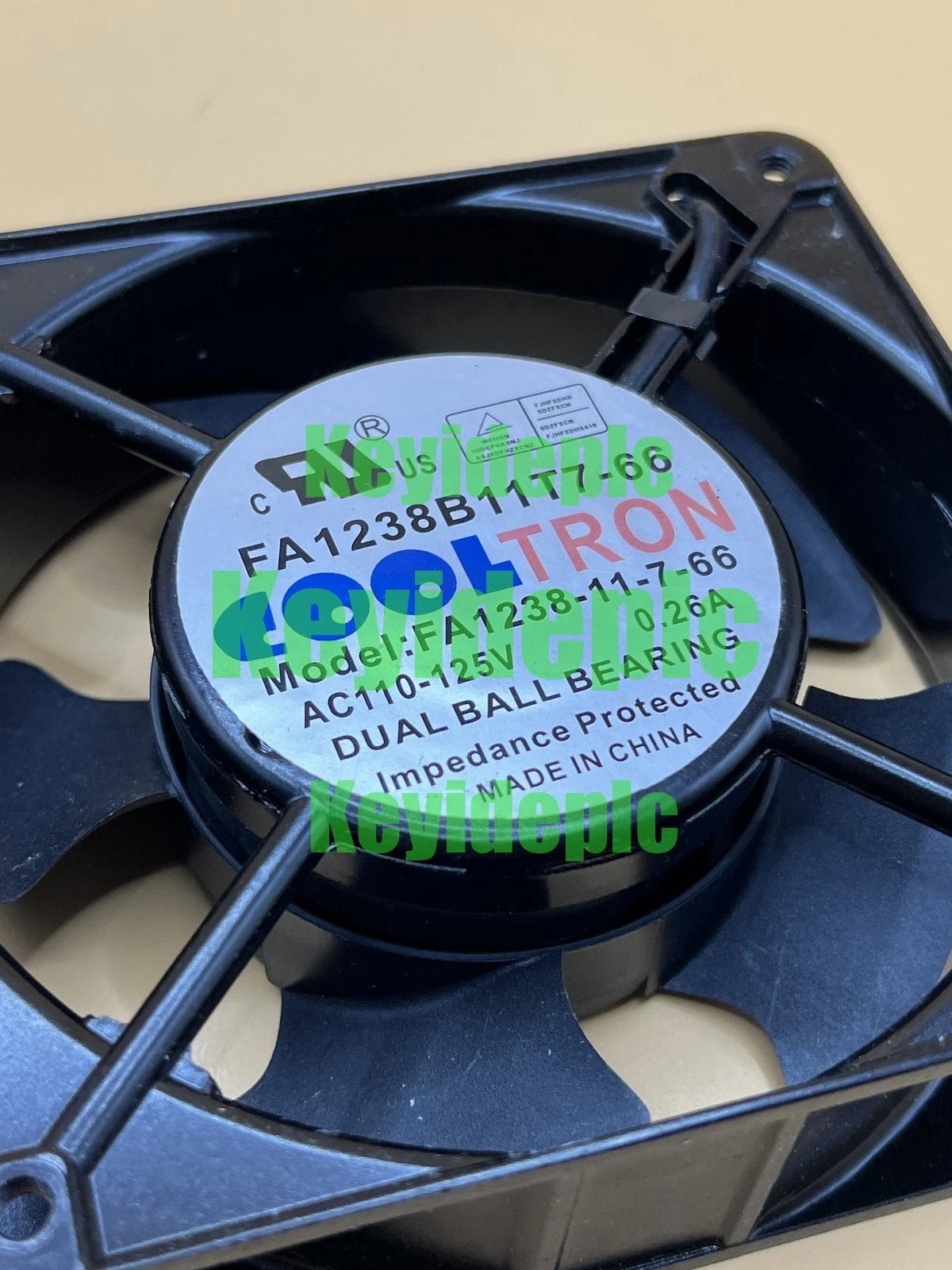 1PCS COOLTRON FA1238B11T7-66 FA1238-11-7-66 Cooling Fan AC110V-125V 0.26A #k