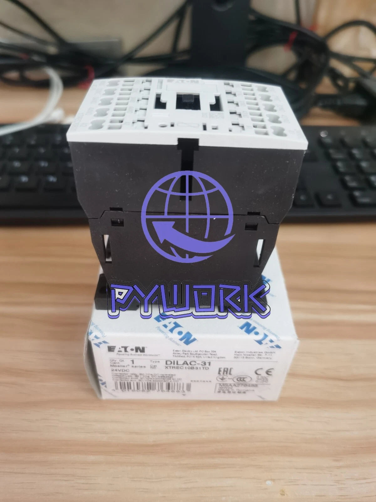 1Pcs Eaton Moeller DILAC-31 XTREC10B31TD DC Contactor 24VDC ~