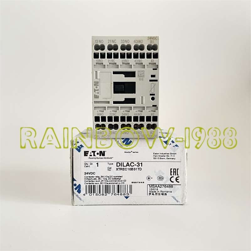 new FOR EATON Contactor Type Relay DILAC-31 24VDC XTREC10B31 - EATON