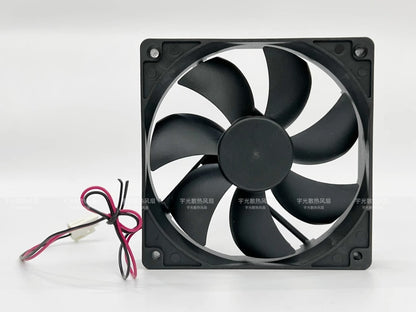 COOLTRON FD1225L24W5-71-2RC1 12025 DC24V 3.60W 12CM 2-Wire Inverter Cooling Fan