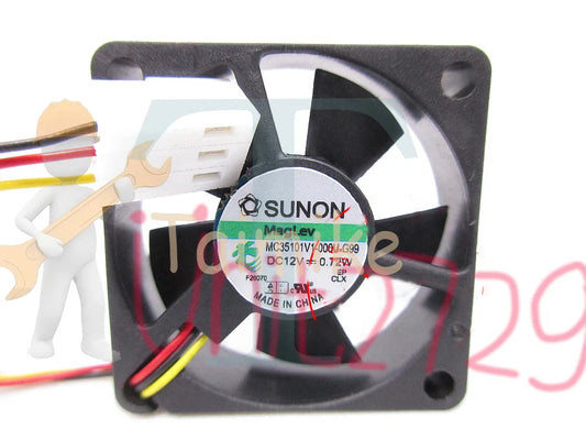 1PC 3.5CM 3-wire silent cooling small fan MC35101V1-000U-G99 12V 0.72W~