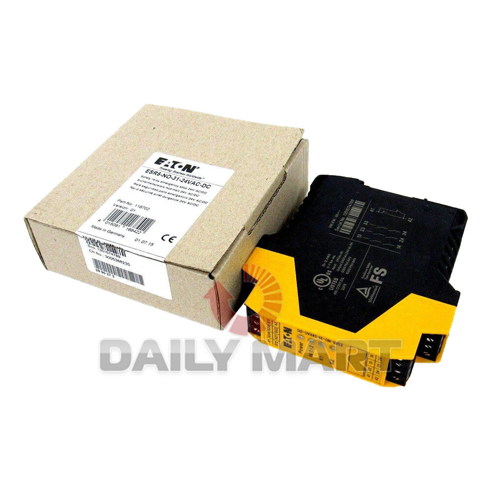 EATON MOELLER ESR5-NO-31-24VAC-DC Safety Relay