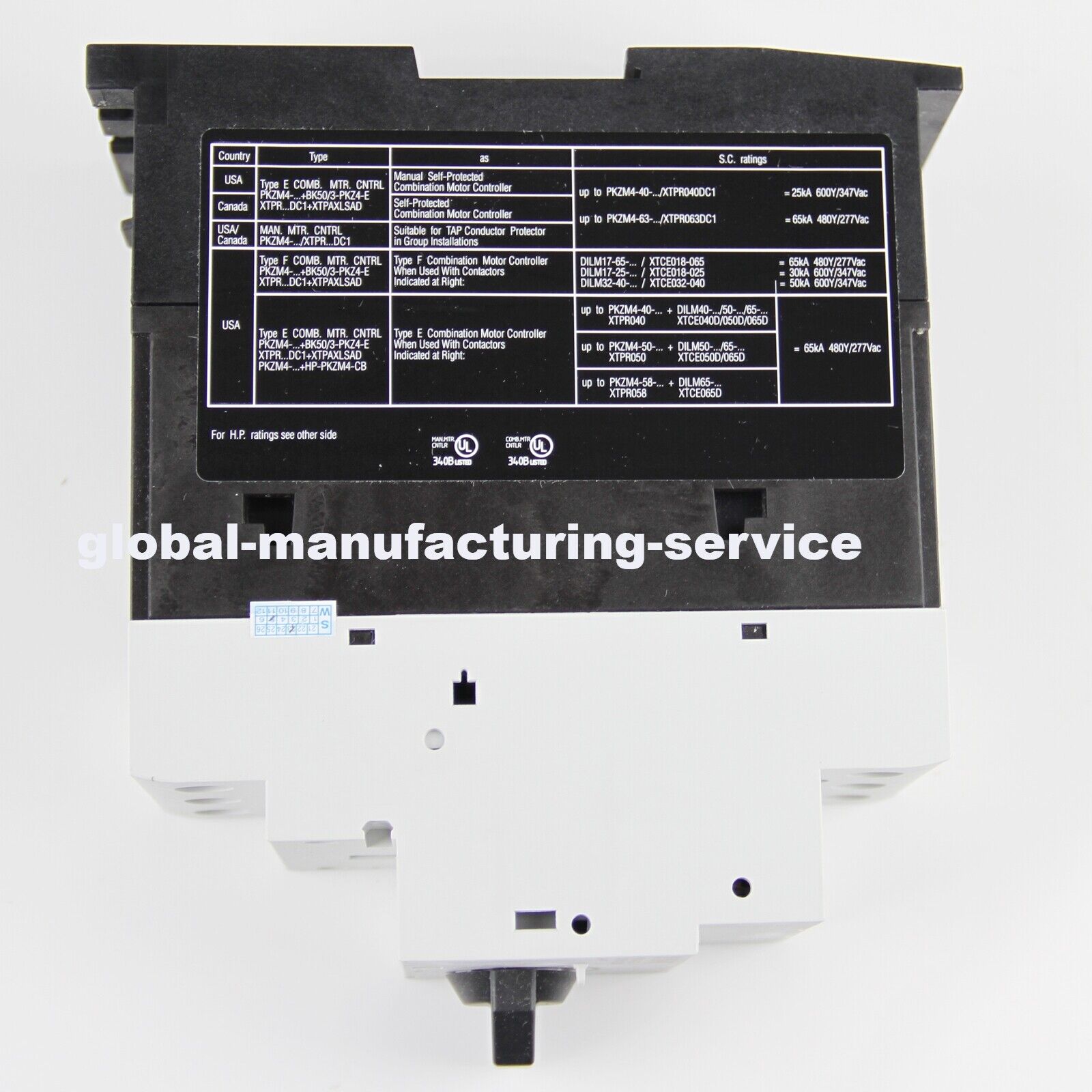 Eaton Möller PKZM4-63 Manual Motor Protector - [Eaton Möller PKZM4-63 Manual Motor Protector] - EATON MÖLLER