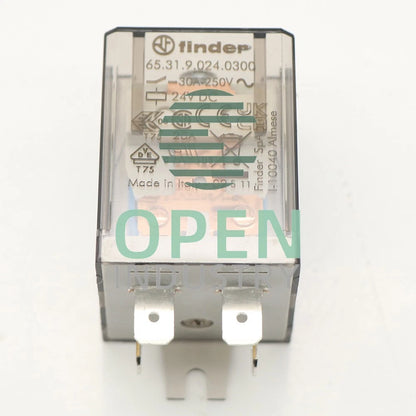 1PCS 65.31.9.024.0300-24vdc 30a Finder Relay 65.31 24VDC 30A 4PIN