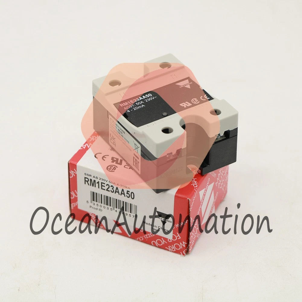 1PCS Solid State Relay CARLO GAVAZZI RM1E23AA50 50A 230V 4-20mA