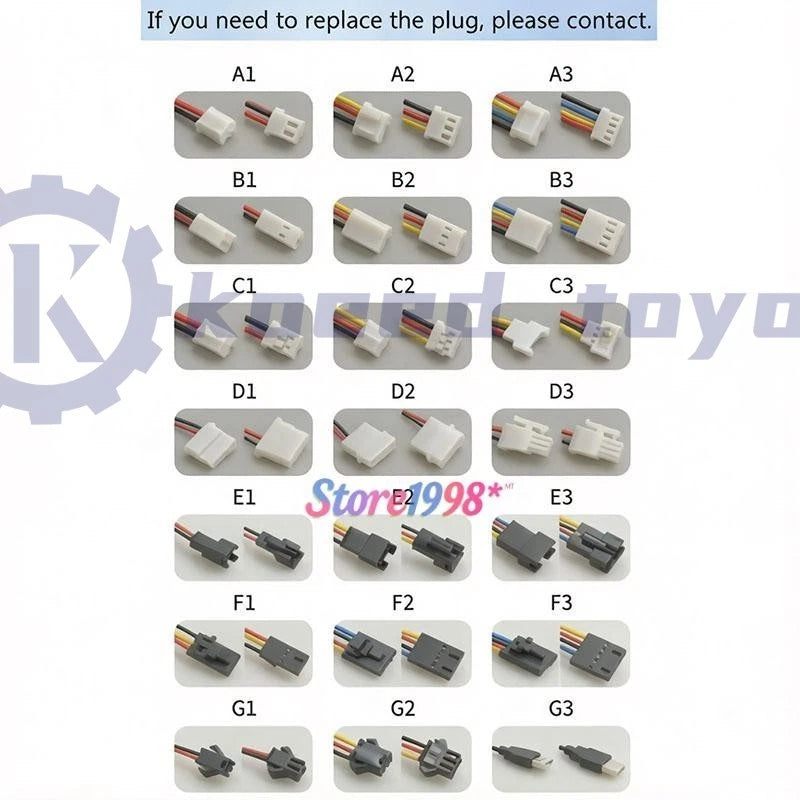 1pcs 9GA0824P1H61 Cooling Fan 8038 DC24V 0.3A 8CM 4Pin~