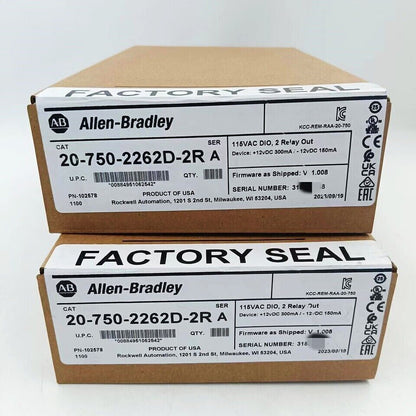New Sealed Allen Bradley 20-750-2262D-2R PowerFlex 750 Module 115V - ALLEN BRADLEY