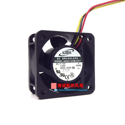 ADDA AD0412XB-C514020 12V 0.2A 4CM Power Supply Case Cooling Fan