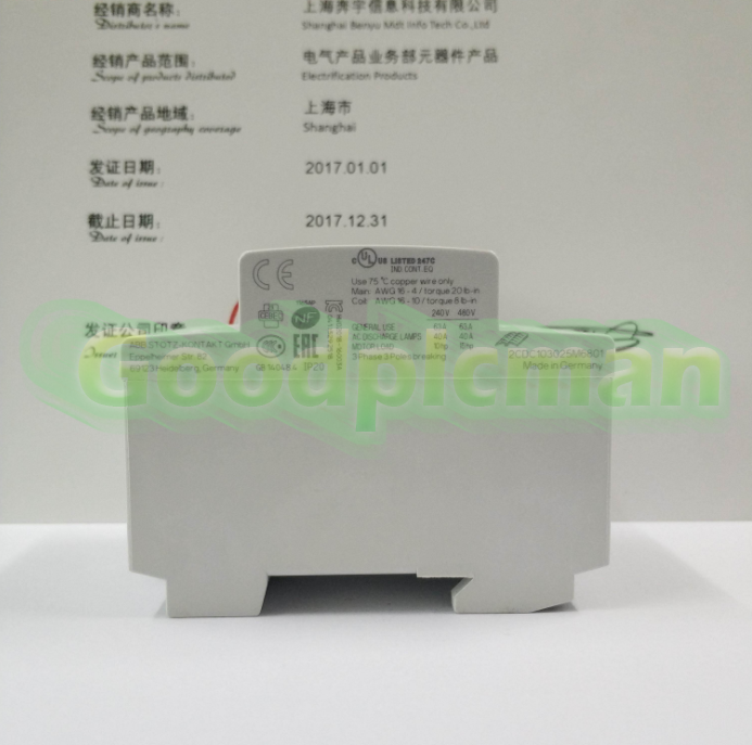 1PC ABB ESB63-40 GHE3691102R0006 230VAC/DC Contactor 4NO