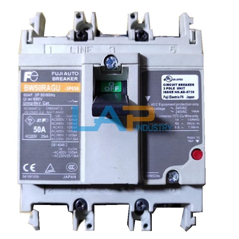 new  For FUJI Circuit Breaker BW50RAGU 3P 50A