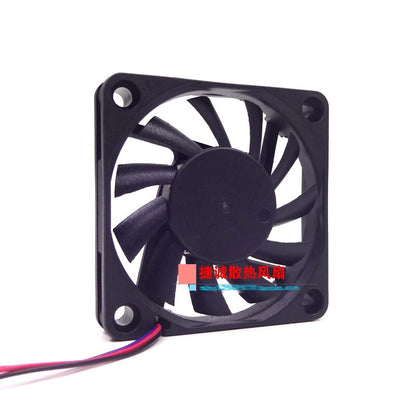 EVERCOOL EC6010M12EA 12V 6010 6CM 3-wire Dual Ball Case Cooling Fan
