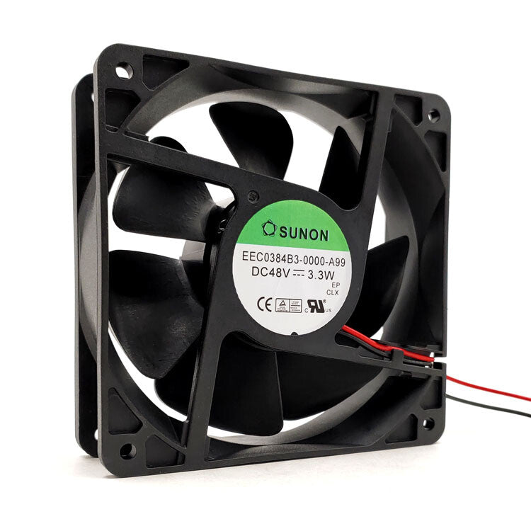 SUNON EEC0384B3-0000-A99 3.3W 12CM 12038 48V inverter cooling fan