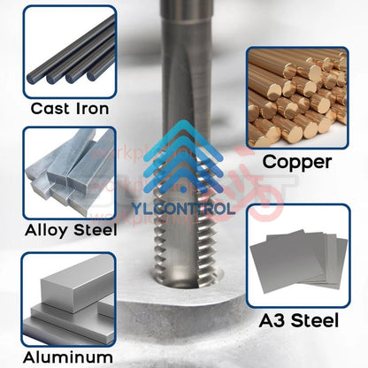 5/8"-20 UN Thread Tap Right Hand, HSS 5/8 x 20 UN Straight Fluted Machine Tap