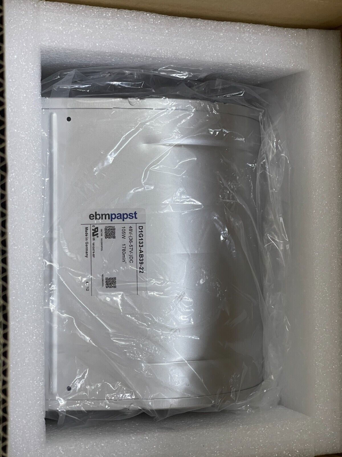 new One D1G133-AB39-22 Cooling Fan DC48V 105W Vacon Inverter Dedicated - VACON