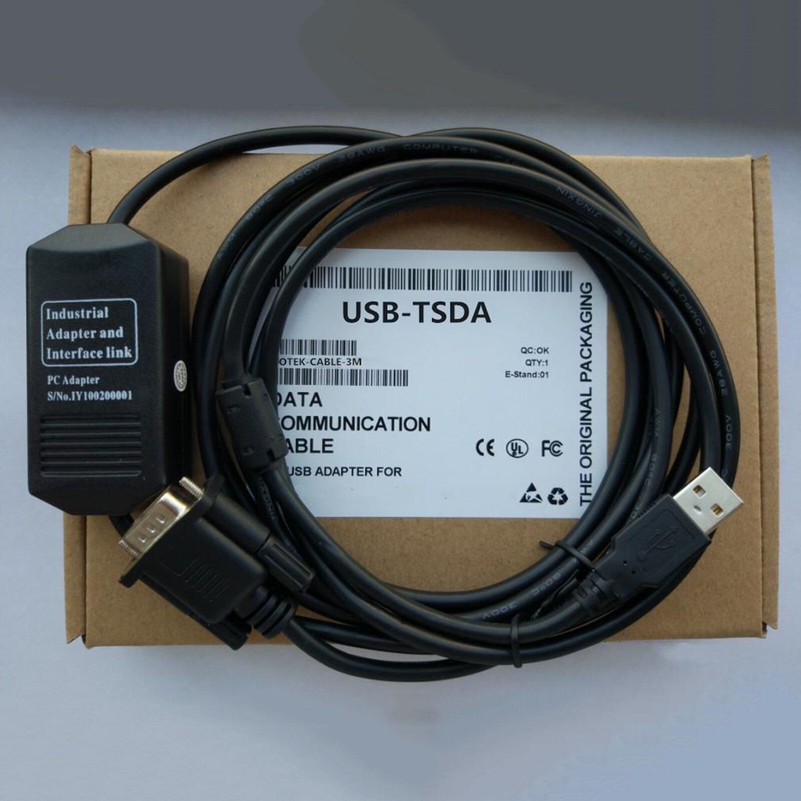 new 1PC  USB-TSDA Programming Cable FOR TECO ESDA TSDA TSTA series servo#QW