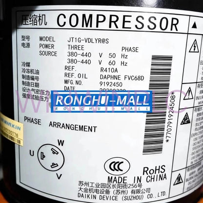 1Pcs For JT1G-VDLYR@S Variable-frequency air conditioner compressor 380-440V