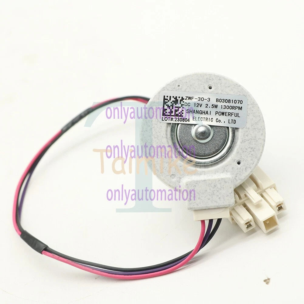 1x Refrigerator Fan Motor ZWF-30-3 DC12V 2.5W B03081070~