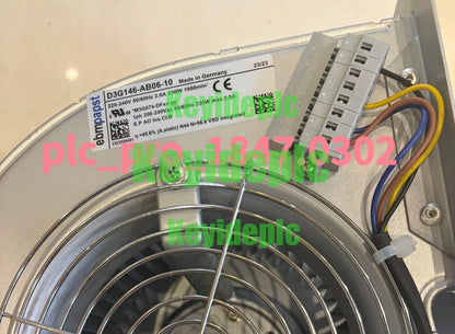 1PCS EBM D3G146-AB06-10 FOR ABB Inverter Cooling Fan Fast shipment #k