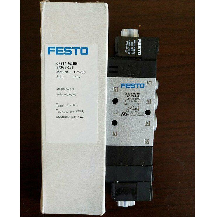 Festo 196938 Solenoid Valve CPE14-M1BH-5/3GS-1/8 - FESTO
