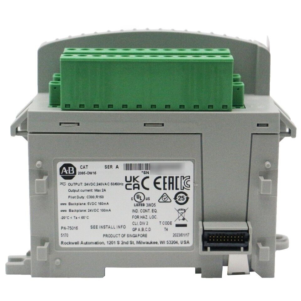 NEW Allen Bradley Micro800 Digital 16 Point Relay Output - ALLEN BRADLEY
