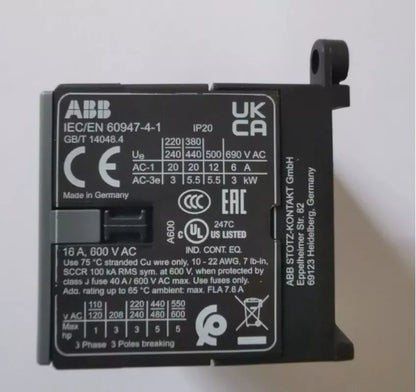 ABB Mini Contactor B7-30-10 AC24V/110V/220V - ABB