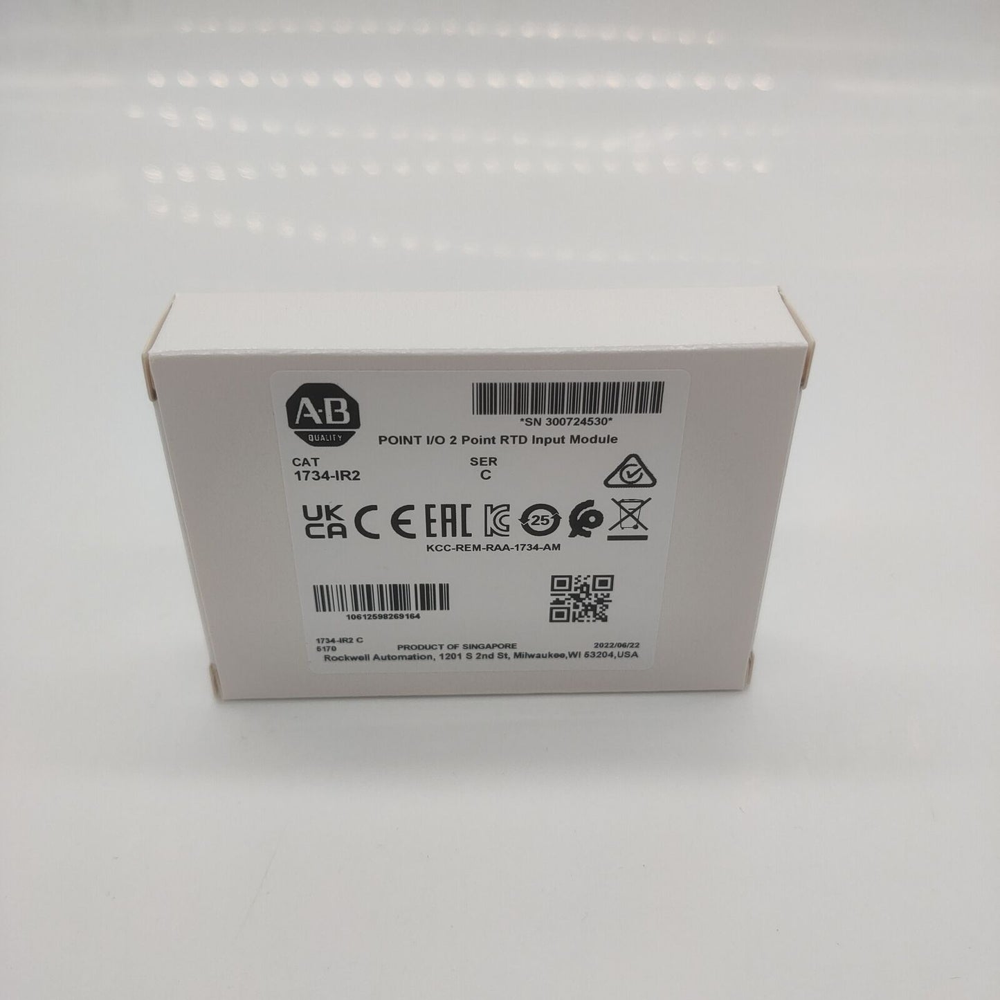 AB New Factory Sealed 1734IR2 RTD Input Module - AB