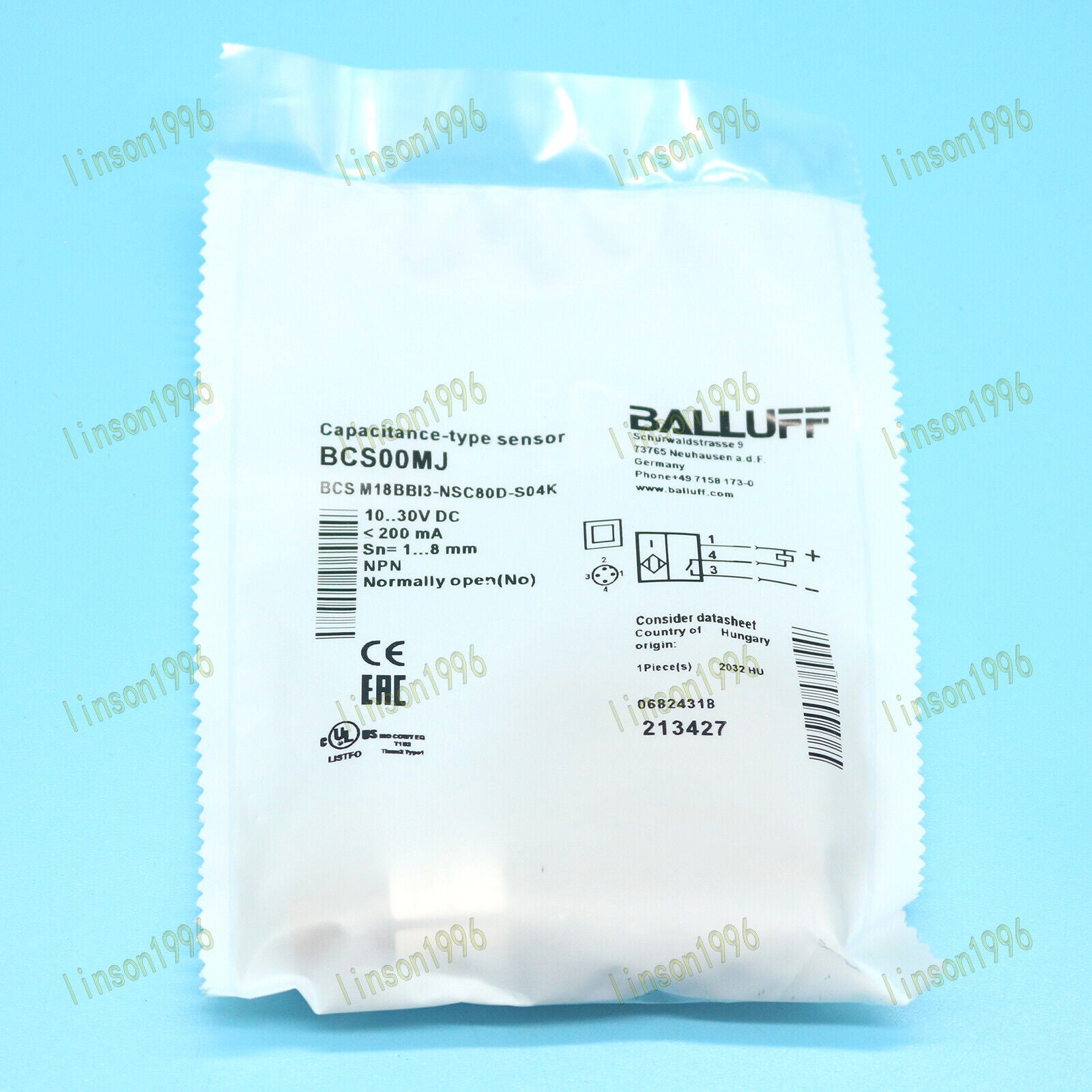 1PC BALLUFF Proximity Sensor BCS M18BBI3-NSC80D-S04K Fast - BALLUFF