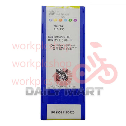 10PCS/ ZCC-CT CCMT060202-HF YBC252 Carbide Inserts About Technology