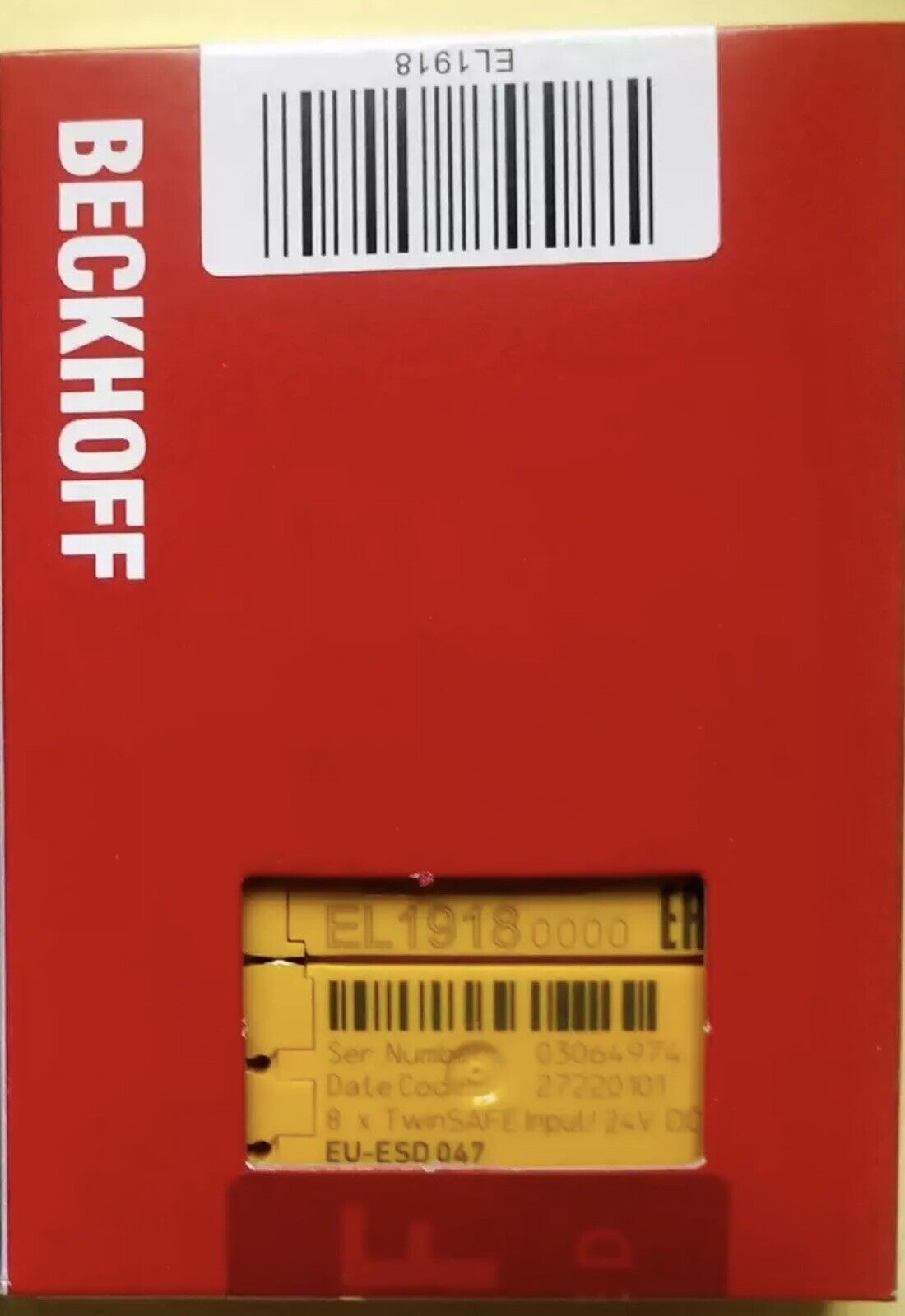 Beckhoff EL1918-2200 PLC Module | High-Performance Automation Solution | Modbus | EtherCAT | 2200 Series - BECKHOFF