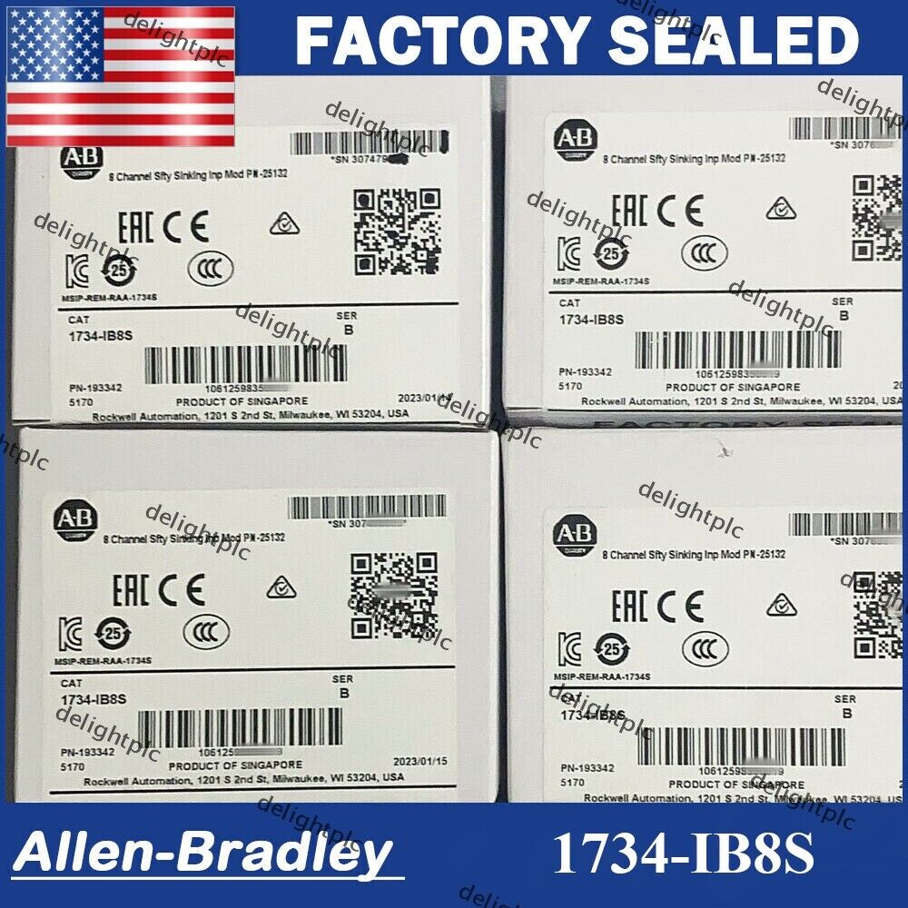 Allen-Bradley 1734-IB8S Safety Sinking Input Module 1734 IB8S - ALLEN-BRADLEY