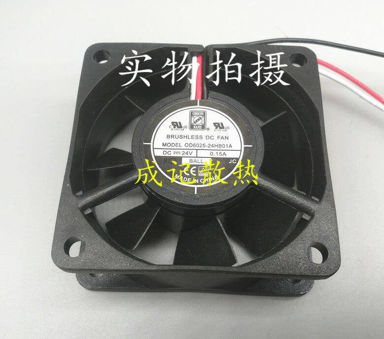 1pcs  ORION FAN OD6025-24HB01A DC24V 0.15A 60x25mm cooling fan