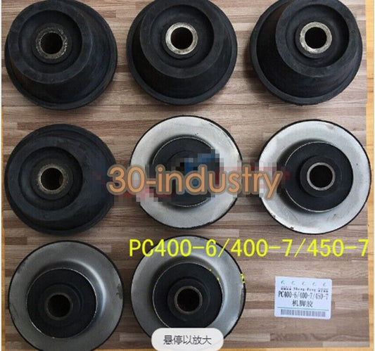 8pcs Engine Mount Rubber Cushion Set for Komatsu PC400-6/7 & PC450-7 - Komatsu