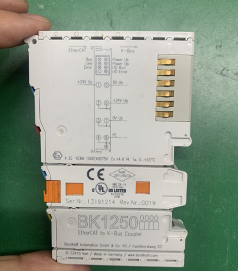 new Beckhoff BK1250 EtherCAT and Bus Terminal Coupler