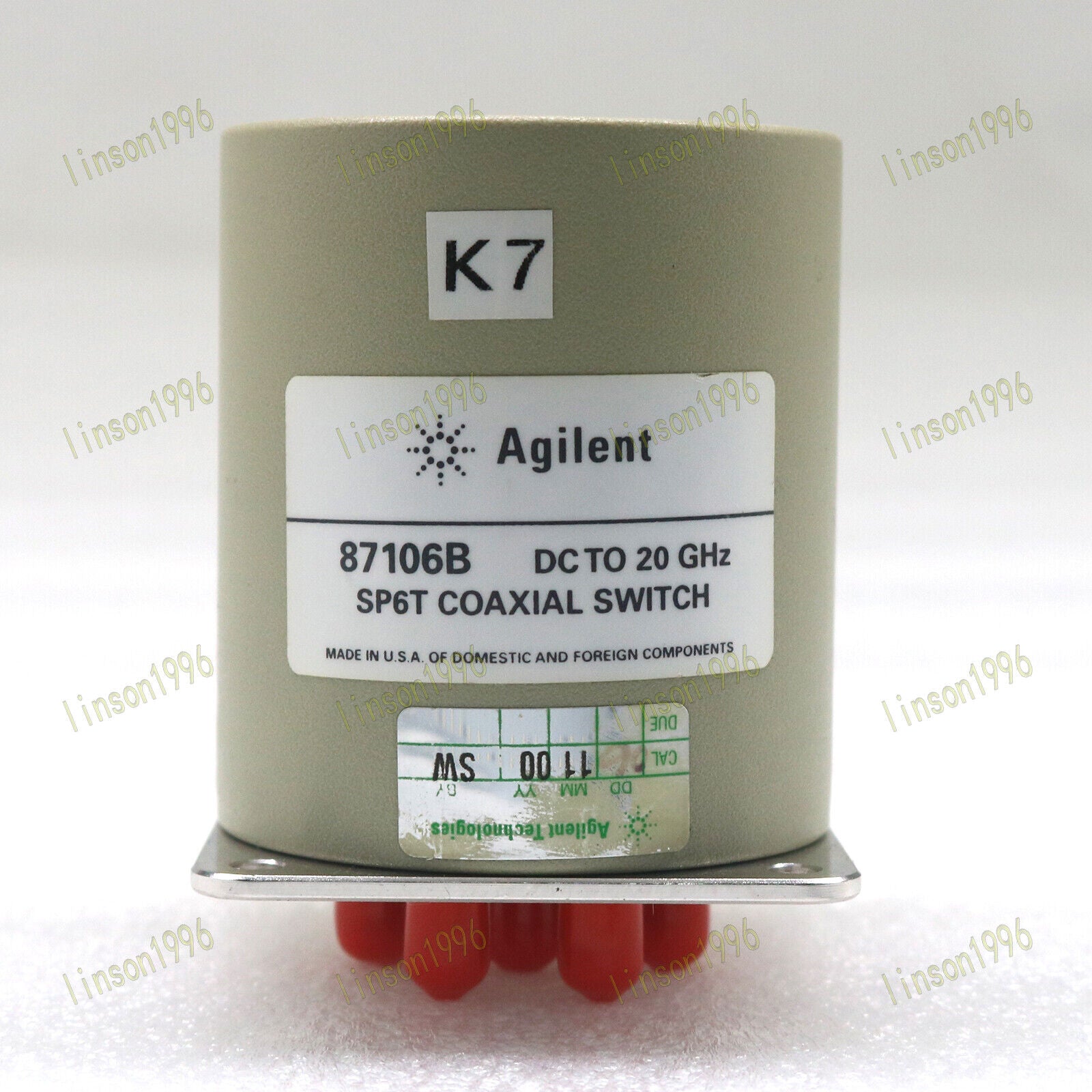 used ONE 87106B tested Agilent Sp6t coaxial switch SPOT STOCK - AGILENT