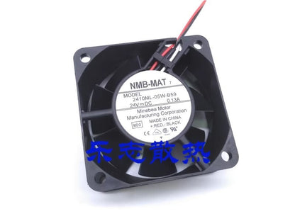 NMB-MAT 2410ML-05W-B59 DC24V 0.13A 3-Wire Silent Inverter Cooling Fan