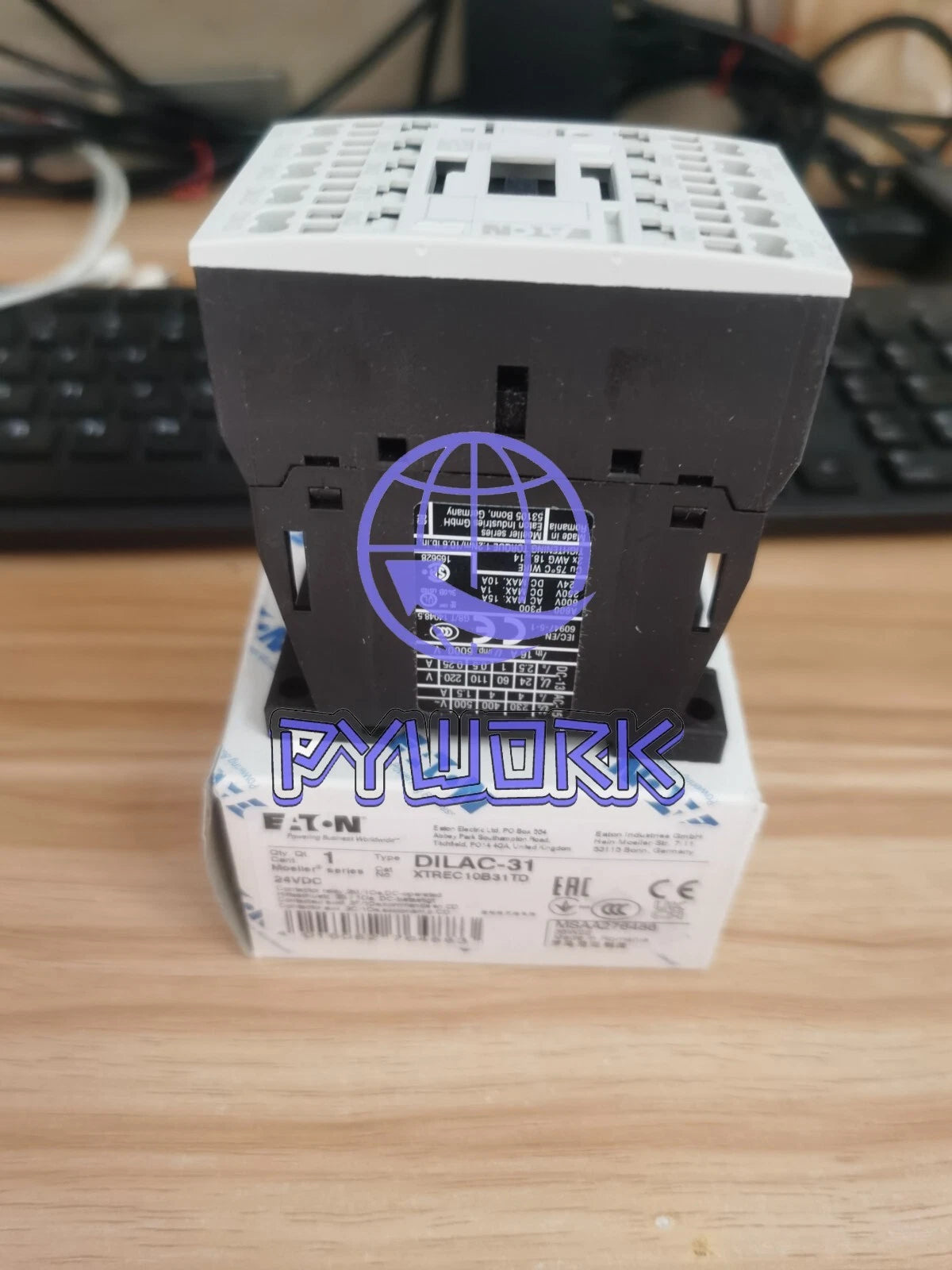 1Pcs Eaton Moeller DILAC-31 XTREC10B31TD DC Contactor 24VDC ~