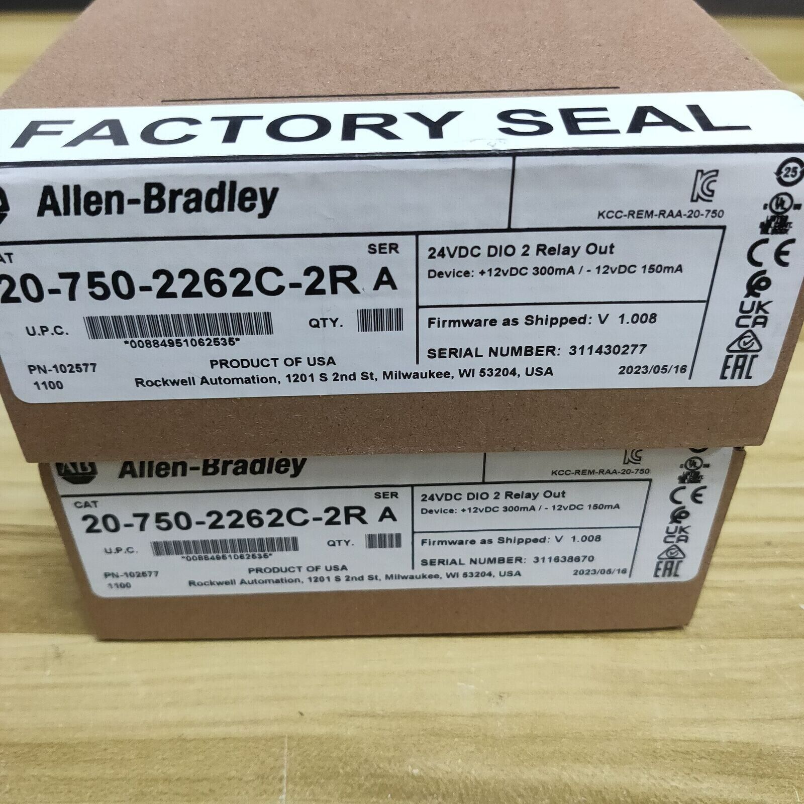 Allen-Bradley 24V DC IO Option Module 20-750-2262C-2R Replacement - ALLEN-BRADLEY