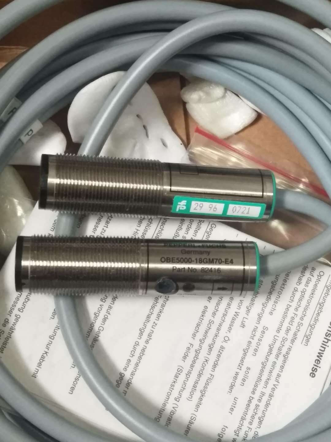 Pepperl+Fuchs Sensor OBE5000-18GM70-SE4 - PEPPERL+FUCHS