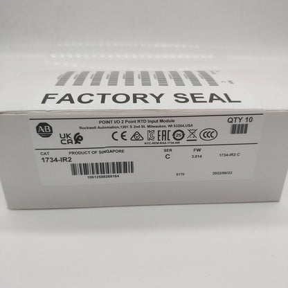 New Factory Sealed AB 1734IR2 SER C POINT 2 Point RTD Input Module - FACTORY SEALED