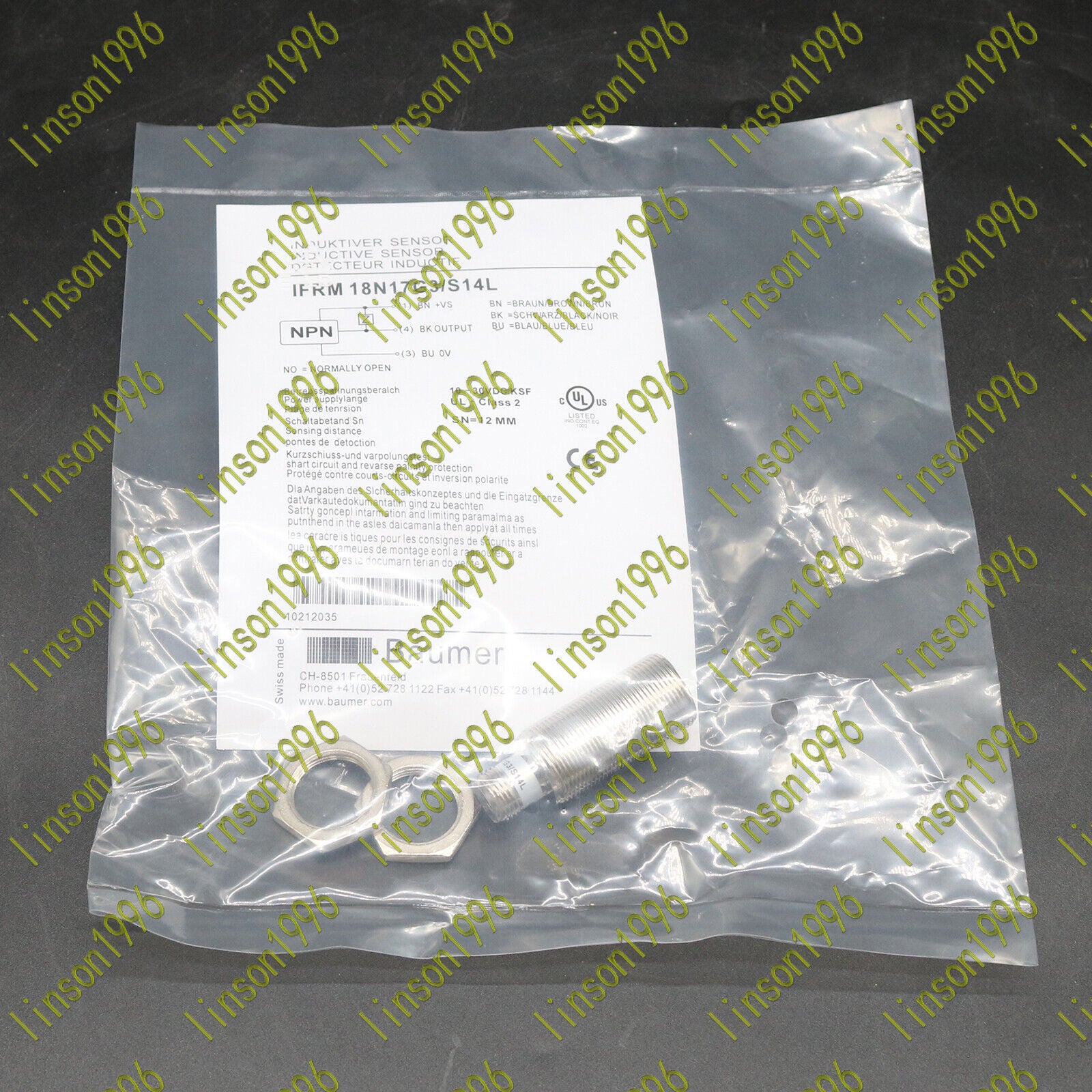 18N17G3/S14L Proximity Switch IFRM Fast Delivery - BAUMER