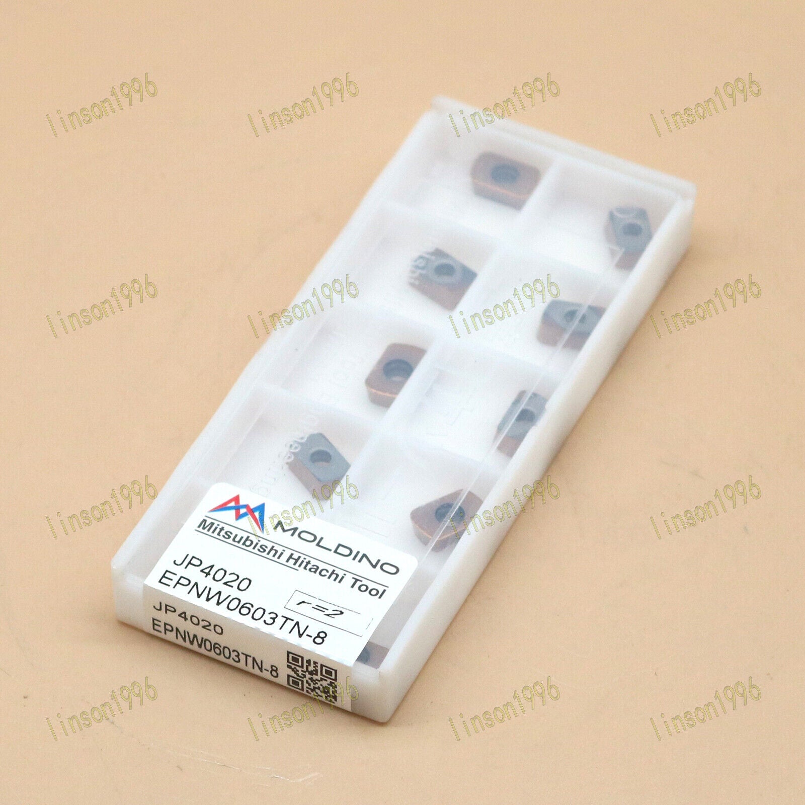 10-Piece Hitachi CNC Blade Set EPNW0603TN-8 JP4020 In Box - HITACHI