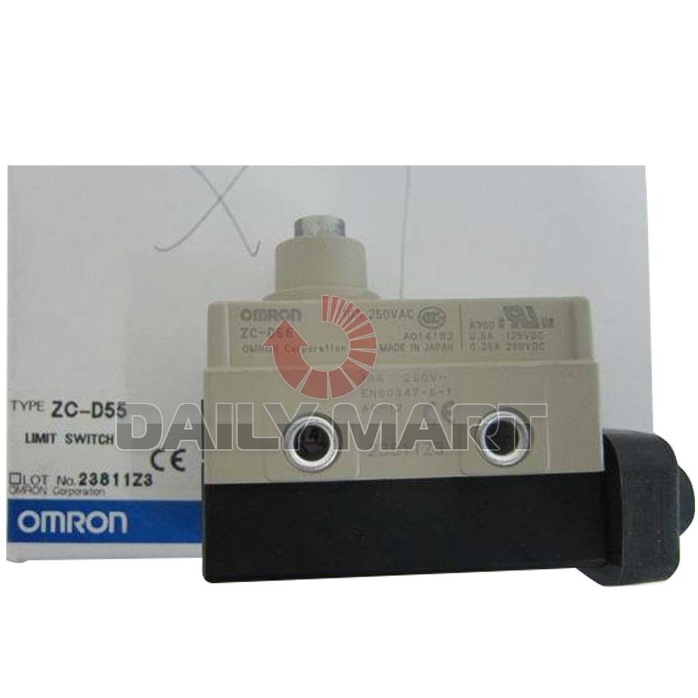 new OMRON ZC-D55 ZCD55 ENCLOSED LIMIT SWITCH PIN PLUNGER PLC MODULE - OMRON
