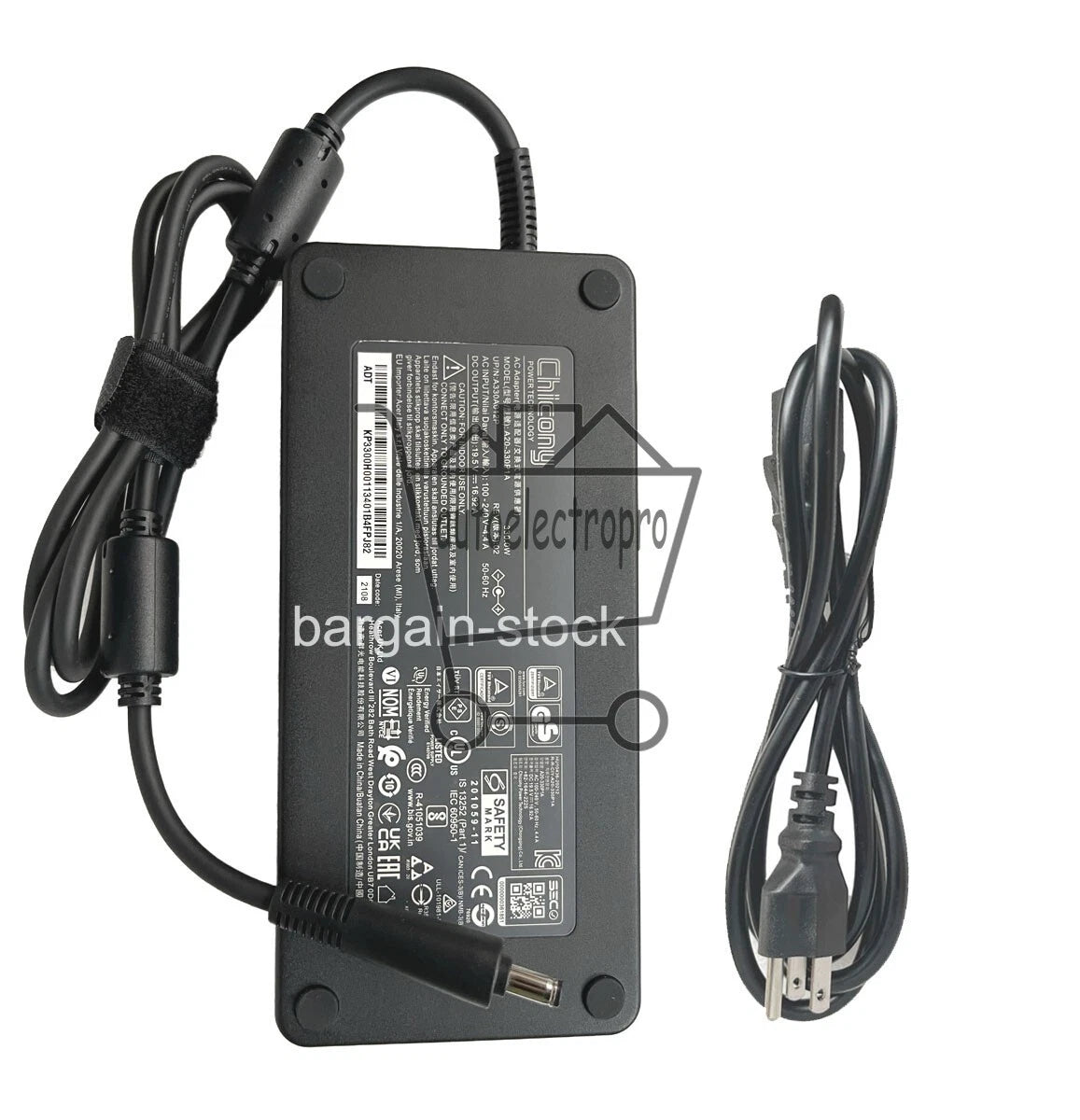 Chicony 19.5V 16.92A 330W AC Adapter Charger For Acer Nitro 17 AN17-51-71ER