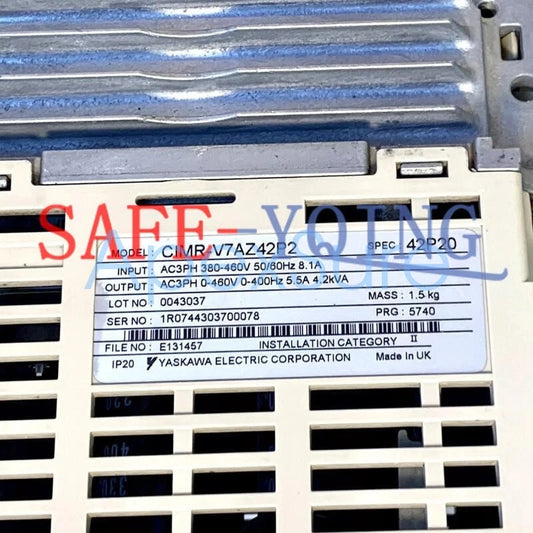 1PCS Yaskawa CIMR-V7AZ42P2 Inverter