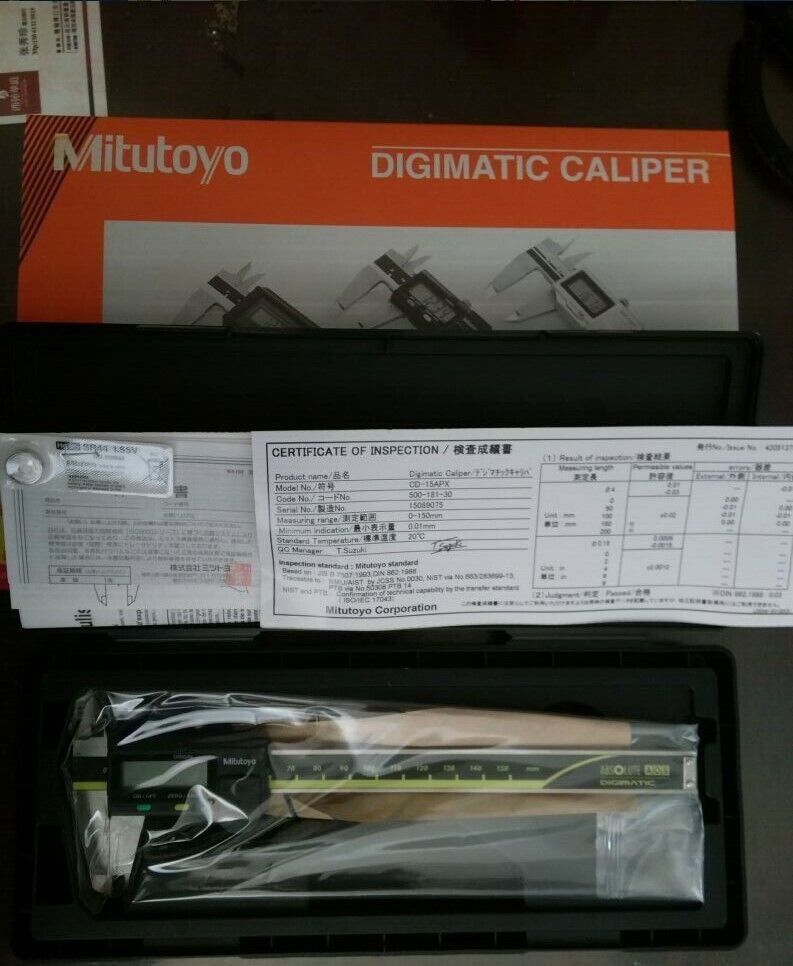 new 1 pcs Mitutoyo 500-181-30 Digital Vernier Caliper Gauge 0-150 mm