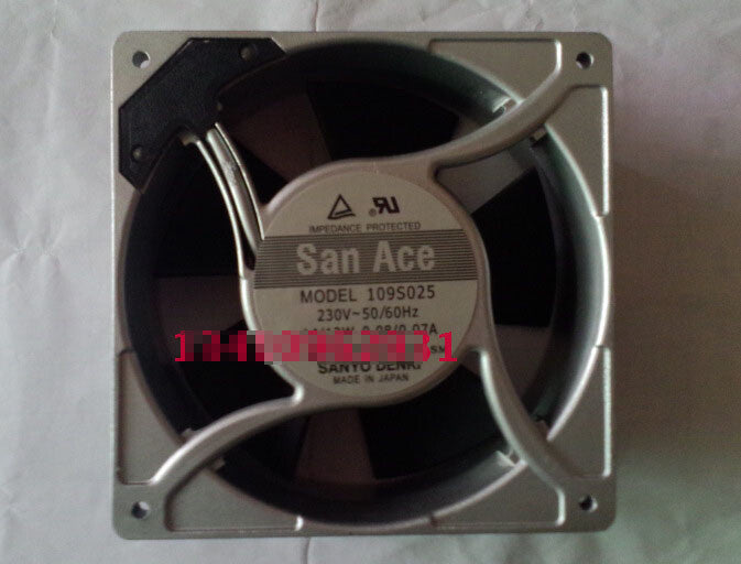 1pcs Sanyo 109S025 120 * 120 * 38mm 230V inverter cooling fan